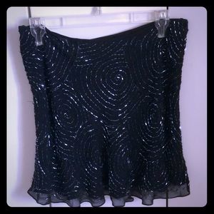 Beaded short skirt